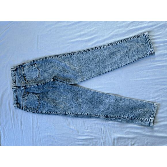 Vintage Sasson Acid Wash Tapered Leg Jeans Size 9, High Rise, 90's Juniors - Picture 4 of 8
